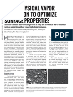 Using Physical Vapor Deposition To Optimize Surface Properties