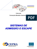 Colecção Formação Modular Automóvel SISTEMAS DE ADMISSÃO E ESCAPE. COMUNIDADE EUROPEIA Fundo Social Europeu PDF