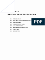 Research Methodology: Chapter - 3