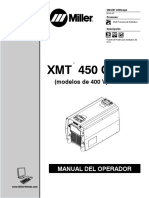 Manual de Usuario Electrosoldador Miller 450 PDF