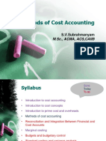 Module 4 Methods of Cost Accouting