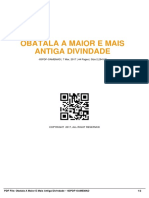 Slidex - Tips - Obatala A Maior e Mais Antiga Divindade 83pdf Aws PDF