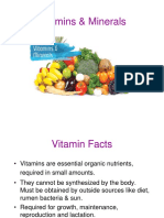 Vitamins and Minerals