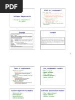 What Is A Requirement?: Descriptions and Specifications of A System