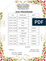 Class Program