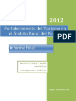 Fortalecimiento Del Turismo en El Ámbito Rural Del Paraguay PDF