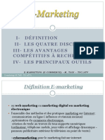 E Marketing Résumé