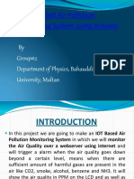 IOT Based Air Pollution Monitoring System Using Arduino