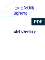 Introduction To Reliability Engineering