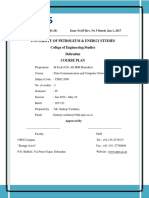 Course Plan DCN CSEG 2009 (2017-2021)