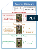 Shot Put Task Card