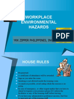 Workplace Environmental Hazards: Ykk Zipper Philippines, Inc