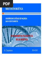 Bases Antropologias de La Bioetica