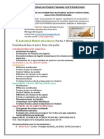 Sessions de Formation Autodesk Robot Structures Analysisi Professionnele