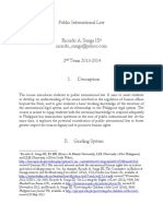 Public International Law: Marshall Law Review 1051, Available at Philippine Law Journal 796, Available at