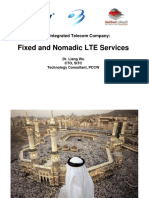 Fixed and Nomadic LTE Services