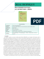 Fono 005 Procedimientos para Evaluar Discurso PREDI