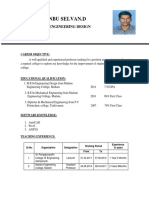 Anbu Selvan.D: M.E. Engineering Design