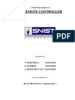 PC Remote Controller: A Mini Project Report On