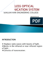 Wireless Optical Communication