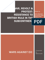 War, Revolt & Protest: Resistance To British Rule in The Subcontinent