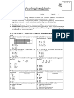 Prueba Coeficiente 2 Segundo Semestre