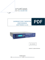 Audemat DVB-T Monitor v4 - Man - en - v4.3 PDF