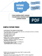 FUTURE PERFECT Tense