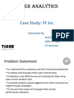 Tiger Analytics: Case Study: FF Inc