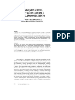 Alberto Melucci Entrevista Movimento Social Renovacao Cultural e o Papel Do Conhecimento PDF