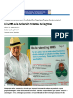 El MMS o La Solución Mineral Milagrosa - DSalud