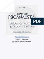 Ebook Como Ser Psicanalista