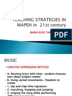 Teaching Strategies in Mapeh Inset Speaker