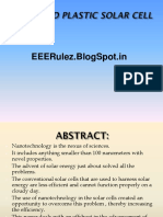  Infrared Plastic Solar Cell 