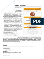 Sistema Educativo de España PDF