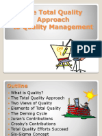 The Total Quality Approach To Quality Management