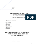 Dms Neurochirurgie PROGRAMME PDF