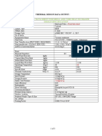 Technical Data Sheet For Shell and Tube Heat Exchager Design Specification