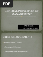 Principles of Management - Radhika and Sivanarayana