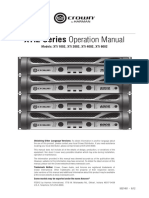 Xti2 Series Operation Manual: Models: Xti 1002, Xti 2002, Xti 4002, Xti 6002