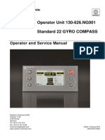 Operator Unit 130-626.NG001 Standard 22 GYRO COMPASS: Operator and Service Manual