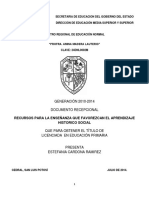 Documento Recepcional