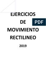 Movimiento Rectilineo 2019 PDF