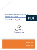 Sanofi - MOD Term Report