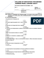 Pre Board Physics MCQ