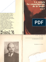 La Emancipacion de La Mujer - Lenin PDF