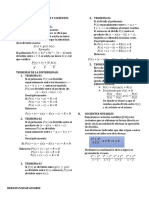 Divisibilidad de Polinomios y Cocientes Notables Final