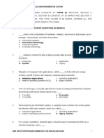 Section A: Multiple Choice Questions (20 Marks) : Kom 3123/ Kom 4083 Analisa Dan Rekabentuk Sistem Sulit