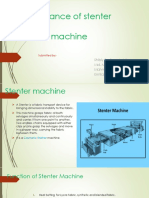 Maintenance of Stenter & Steamer 