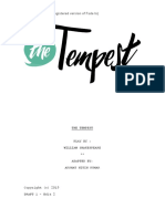 (Printed With An Unregistered Version of Fade In) : The Tempest